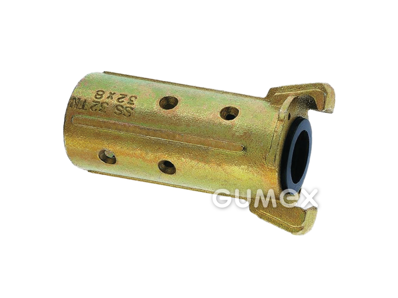 Kupplung für Schläuche für Feststoffe, 32/48mm, 12bar, Dichtung Perbunan typ T, +100°C, Gusseisen, 